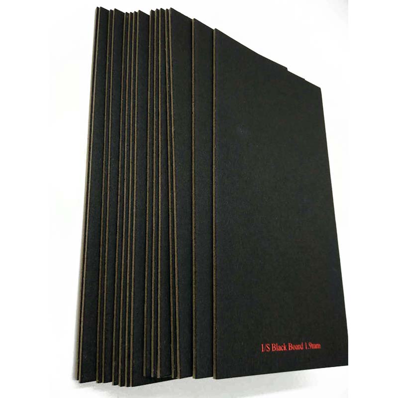 black paper sheet One&Two side Black paper laminated with grey board